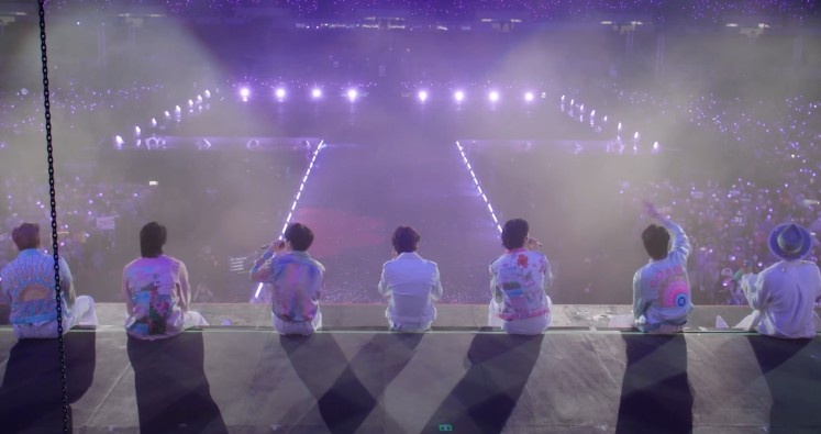 BTS on stage
