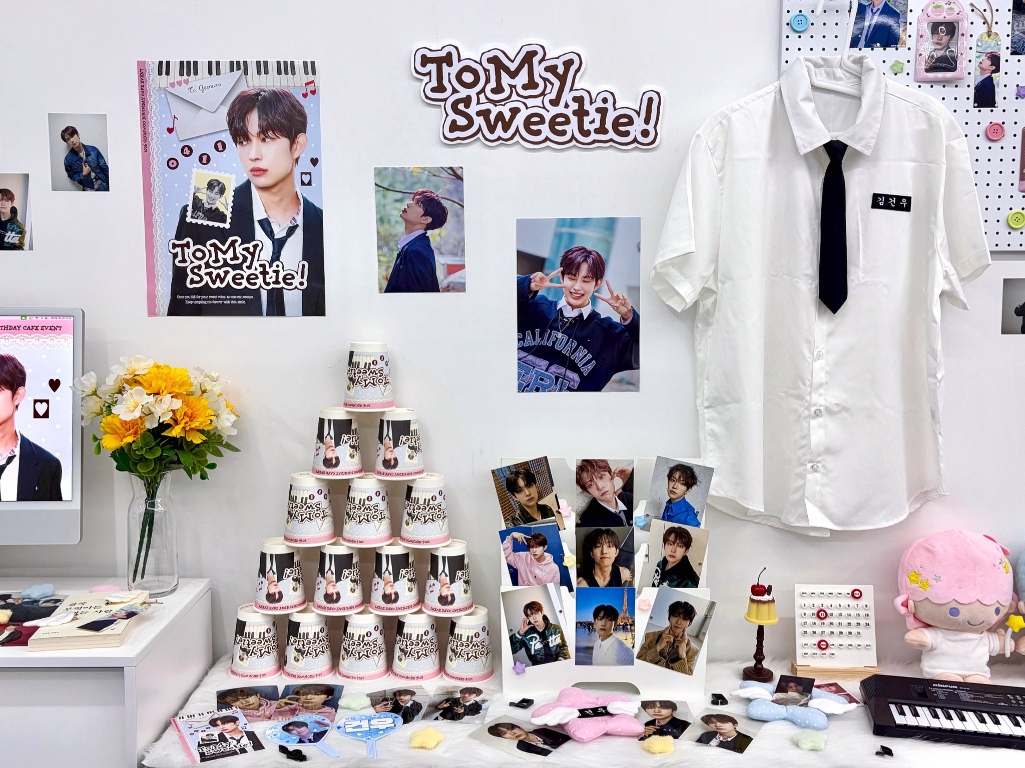Decorated K-pop cafe event