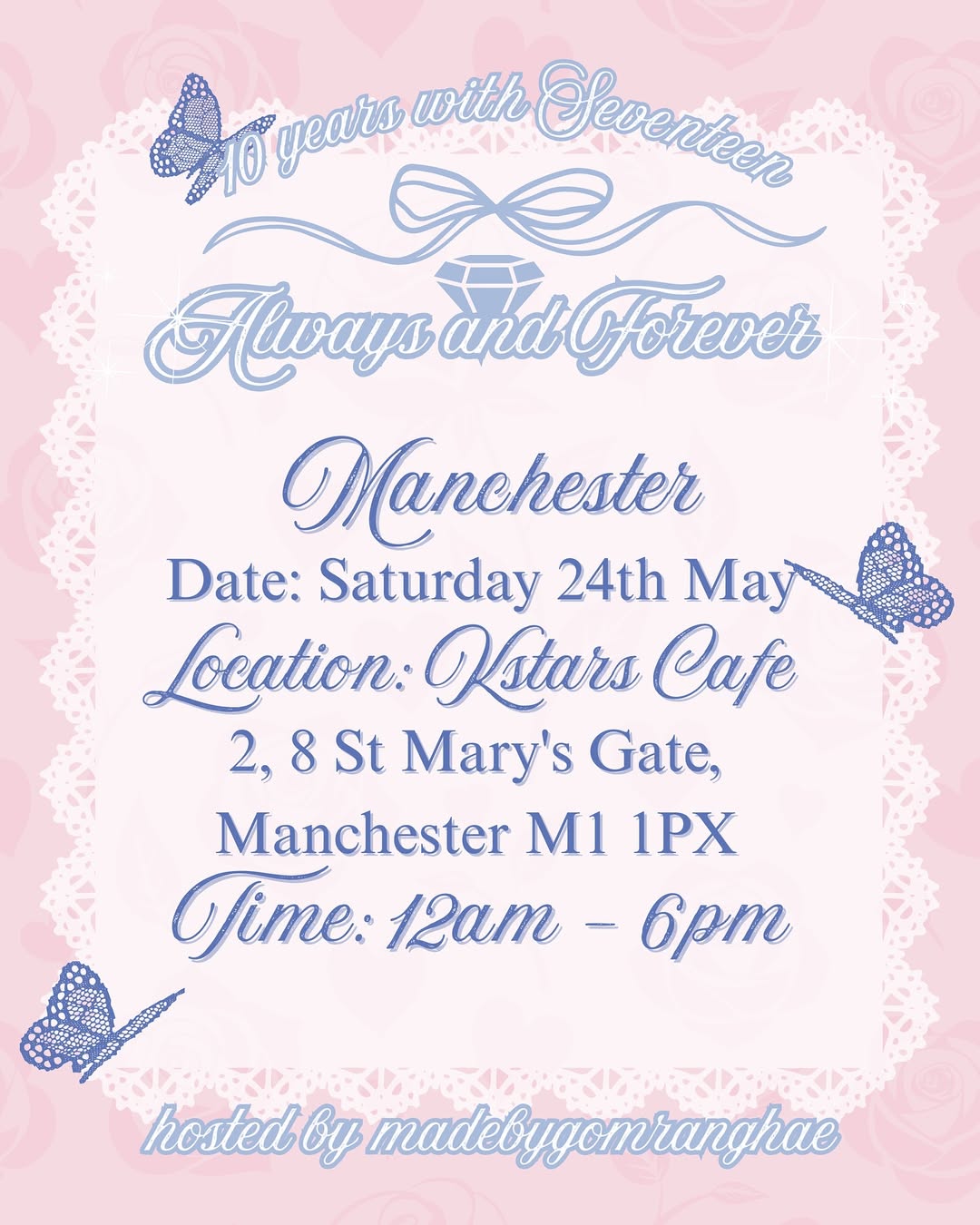 Always and Forever: 10 years with Seventeen Manchester Cupsleeve Event - Image 1