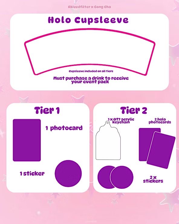 Apobangpo | Welcome back BTS Cupsleeve event - Image 2