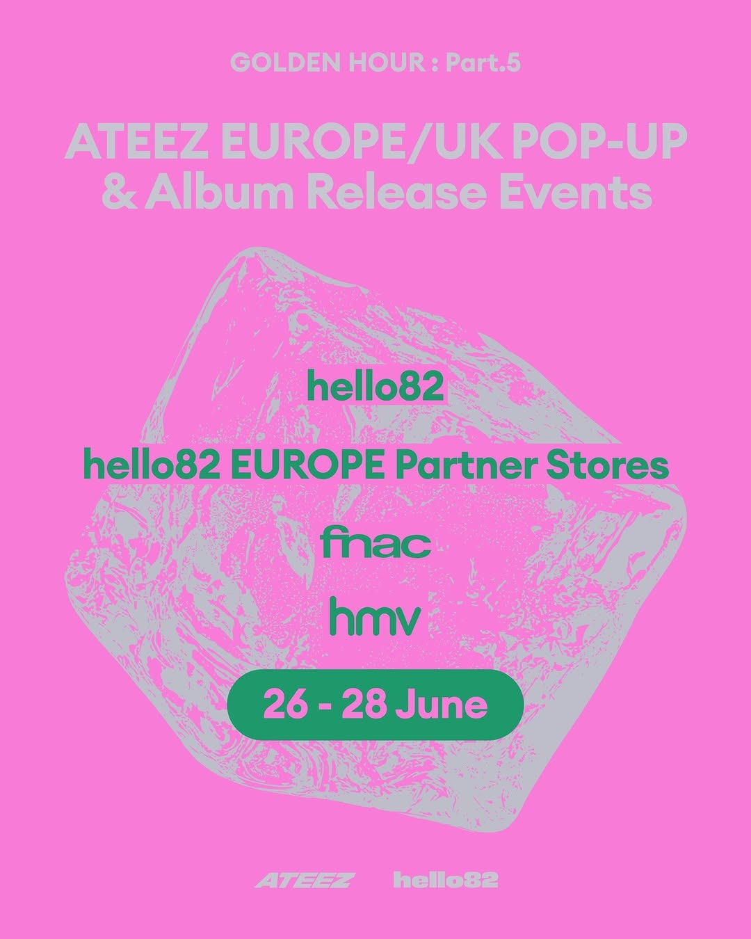 ATEEZ EUROPE/UK POP-UP & Album Release Events – Multiple Cities