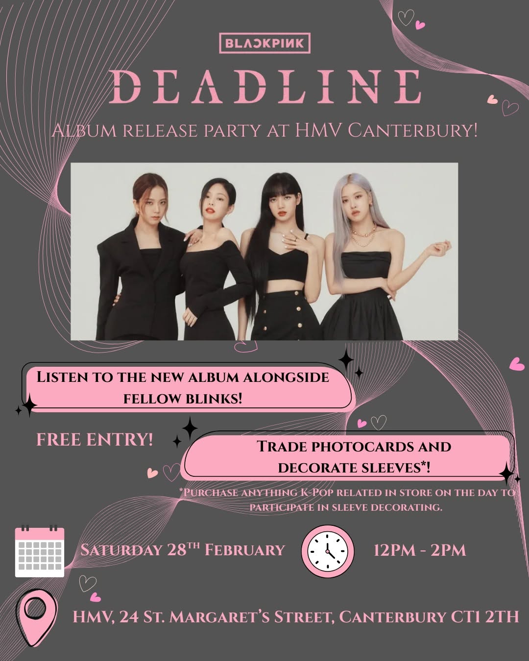 Blackpink DEADLINE Album Release Party
