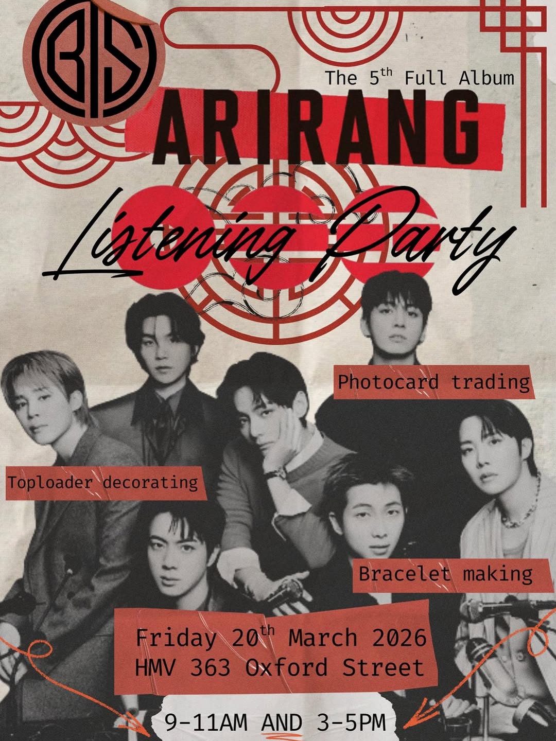BTS Arirang Listening Party
