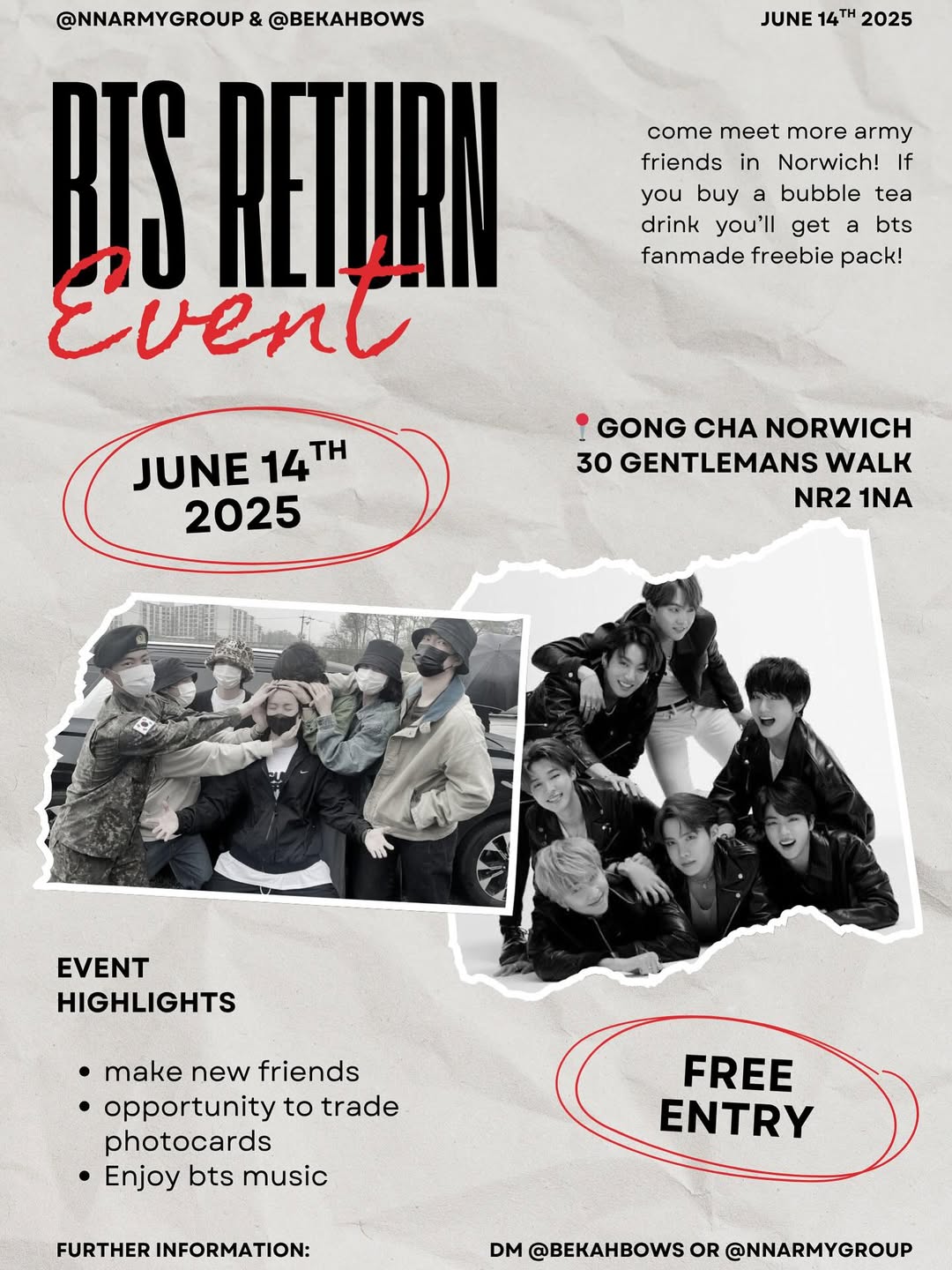 BTS RETURN EVENT