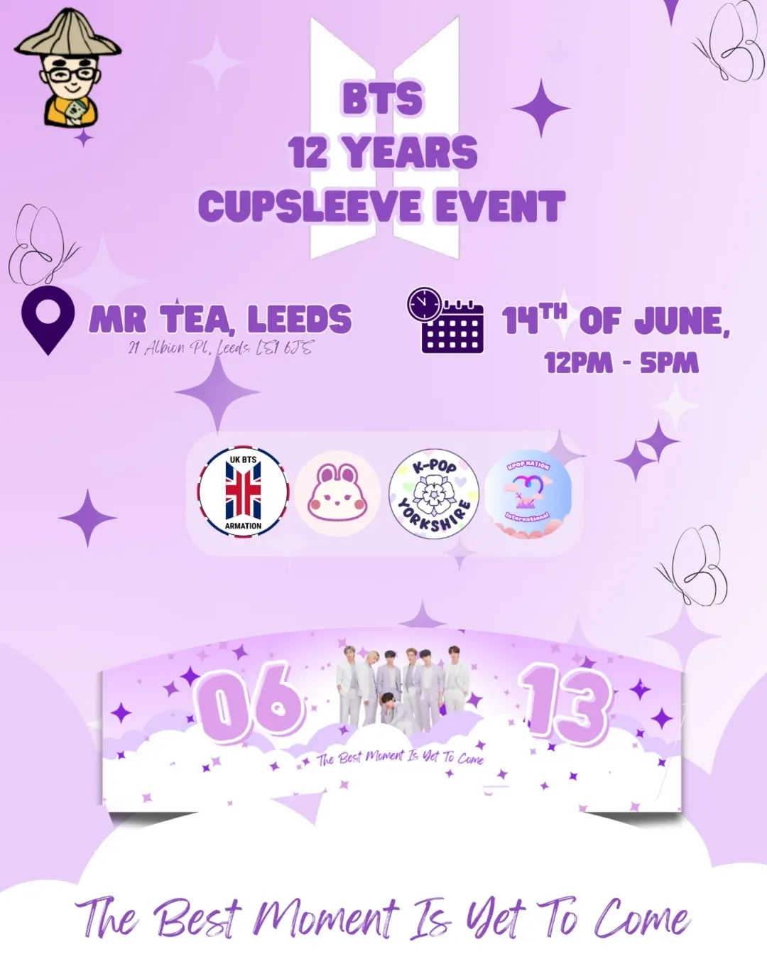 BTS 12 YEARS CUPSLEEVE EVENT