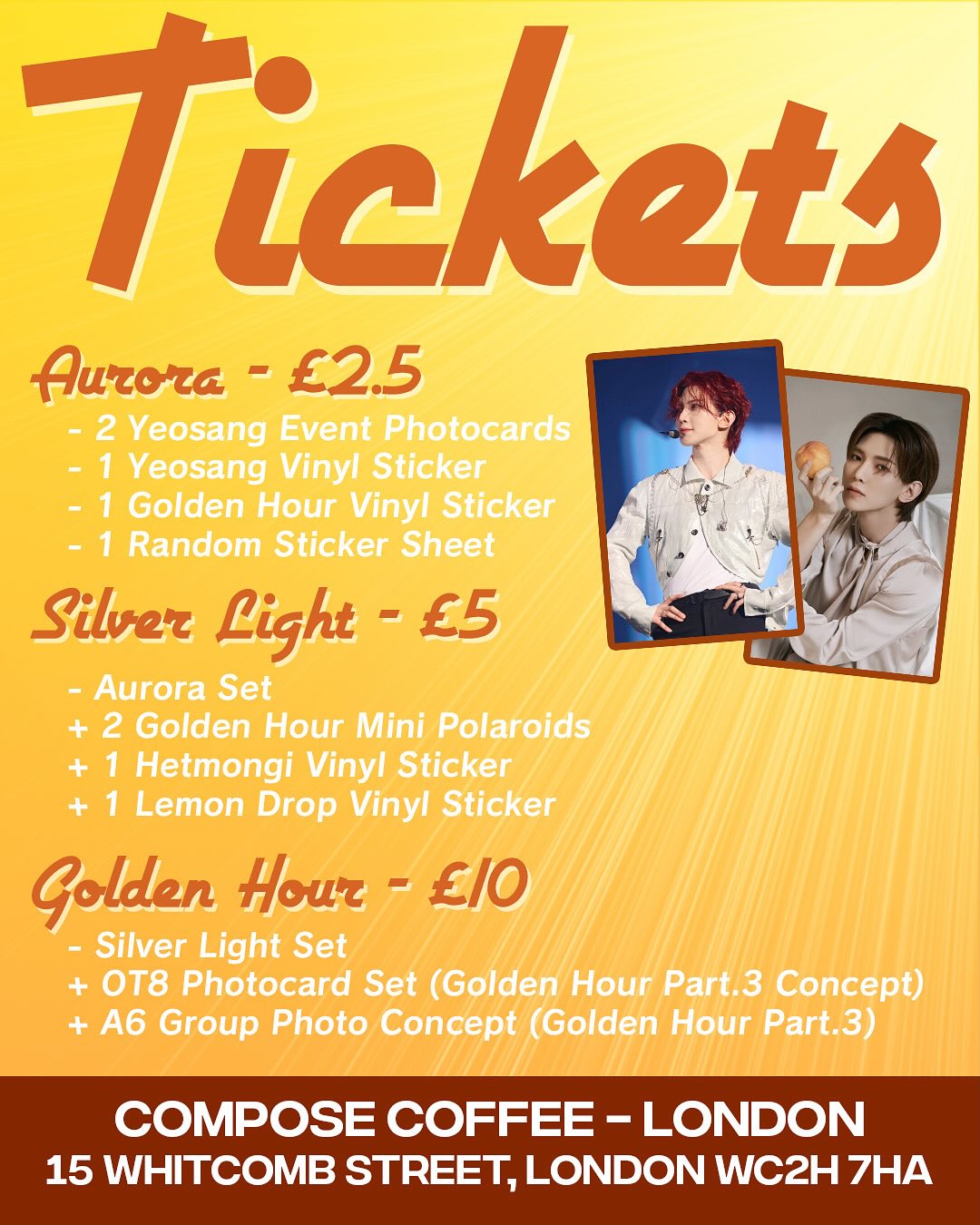 Cafe Compose - Golden Hour Part.3 + 여상/준민 생일 - London Cupsleeve Event - Image 2