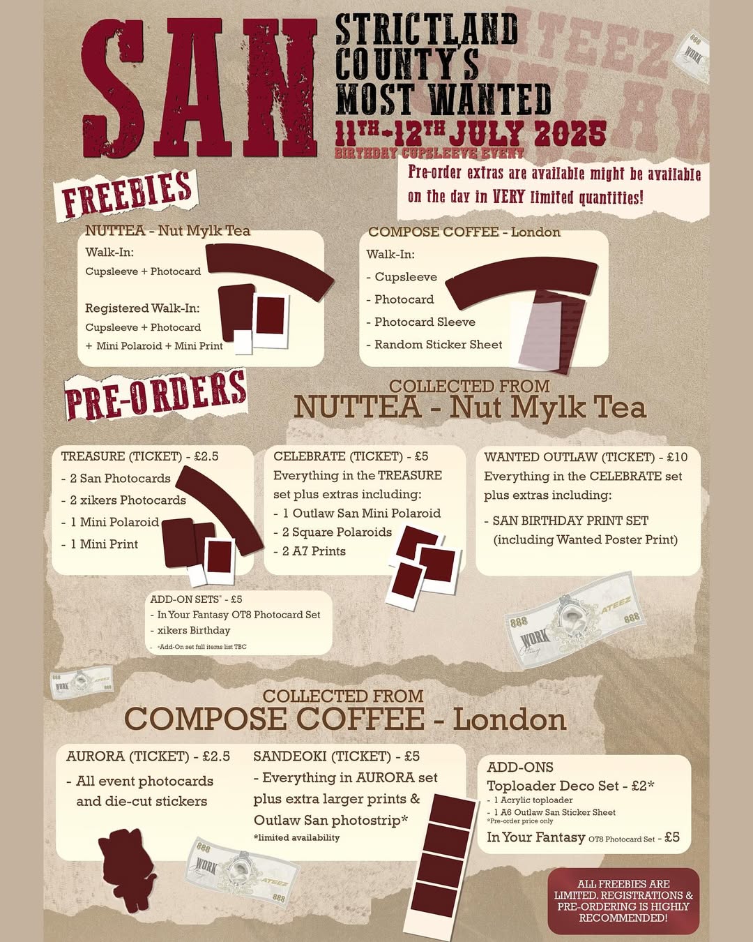 Cafe Compose - Outlaw San Day - London Cupsleeve Event - Image 2