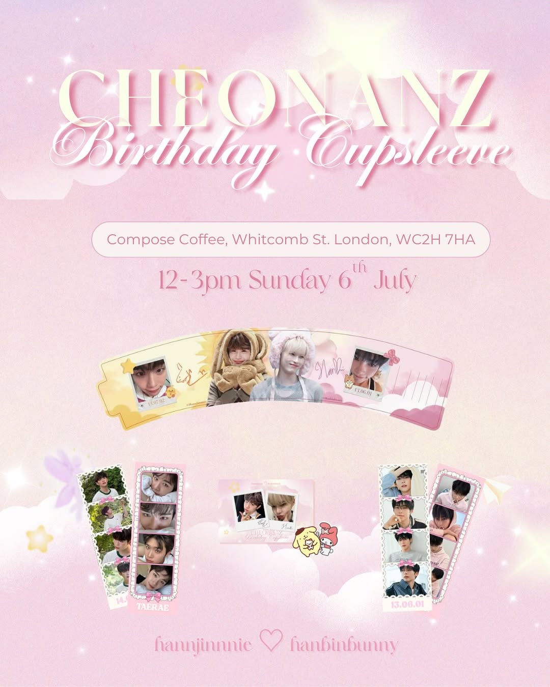 CHEONANZ BIRTHDAY CUPSLEEVE!!
