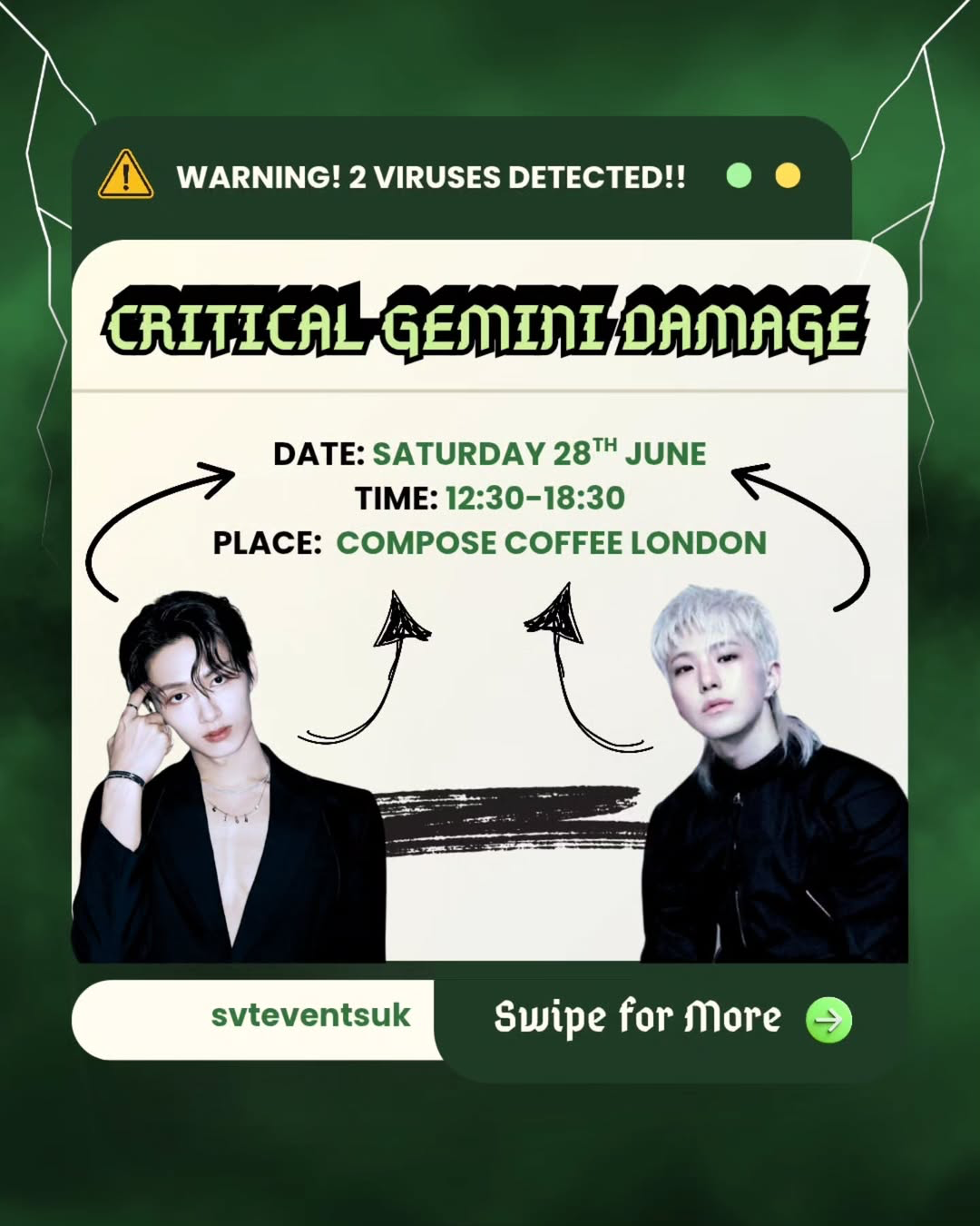 CRITICAL GEMINI DAMAGE - Hoshi & Jun CUPSLEEVE EVENT