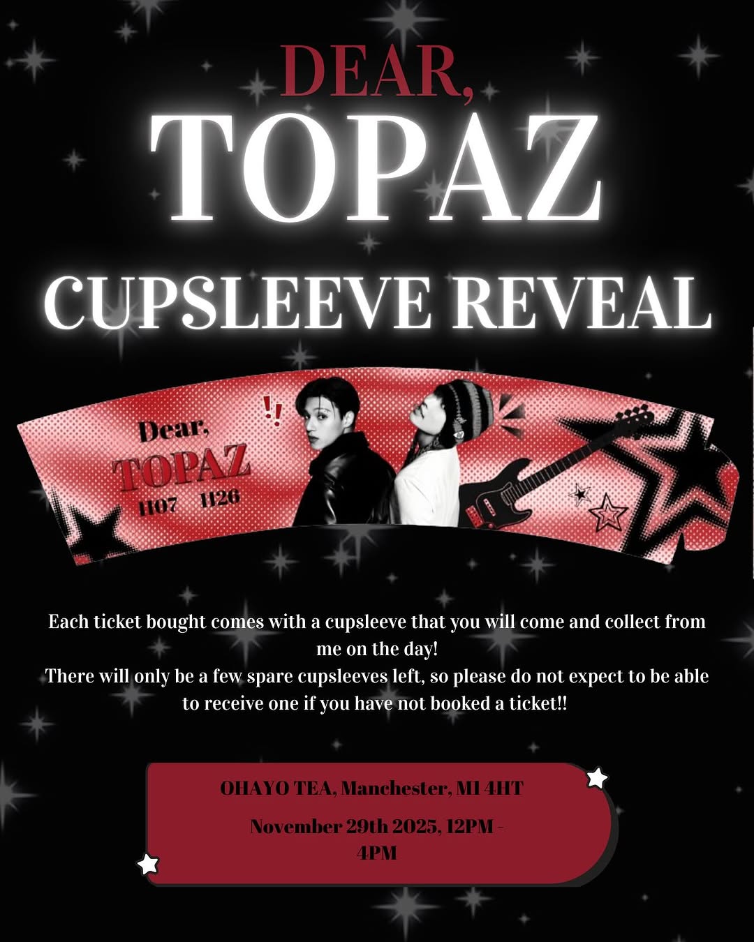 DEAR TOPAZ - Wooyoung and Hongjoong Birthday Cupsleeve - Image 4