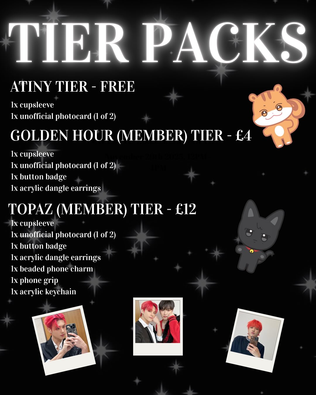 DEAR TOPAZ - Wooyoung and Hongjoong Birthday Cupsleeve - Image 2