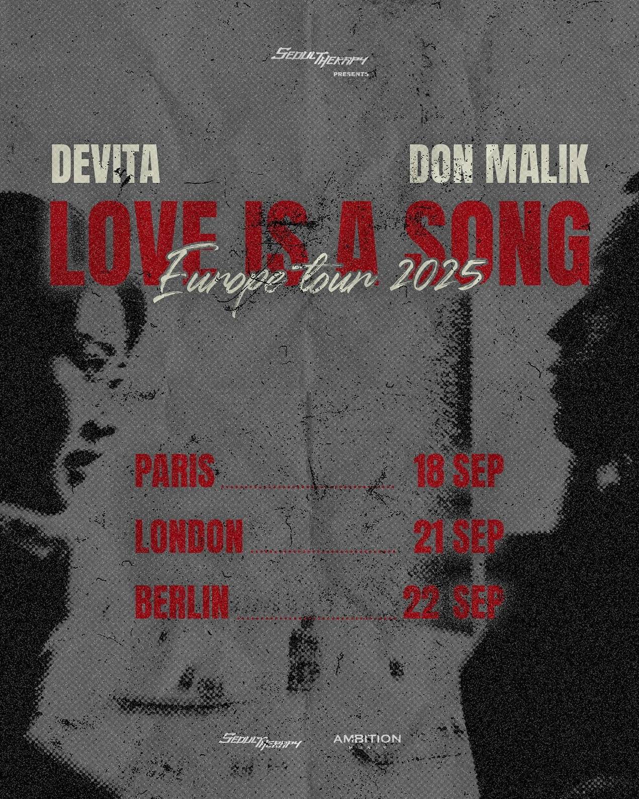 DeVita and DON MALIK - LOVE IS A SONG Europe Tour 2025 - Image 1