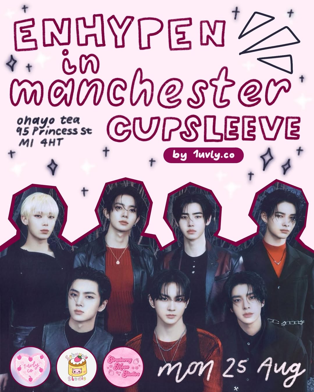 Enhypen in Manchester Cupsleeve