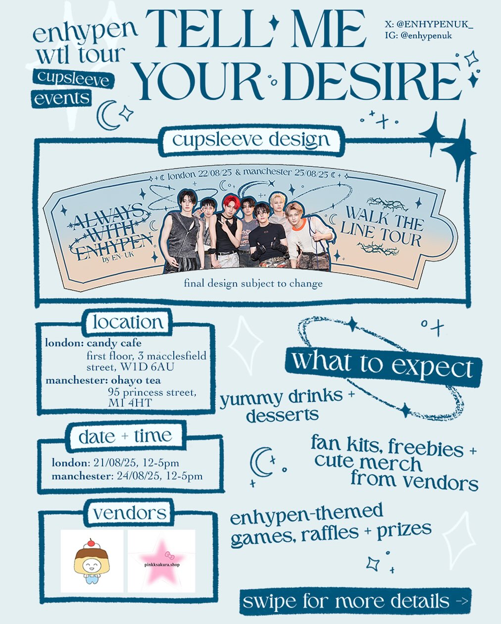 ENHYPEN UK - London Cupsleeve Event