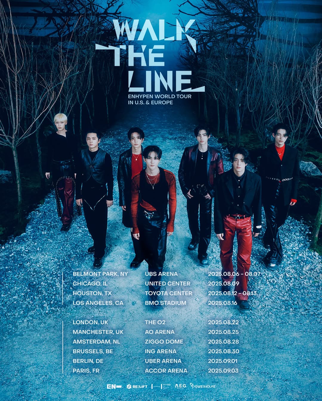 ENHYPEN World Tour 'Walk The Line" in Europe