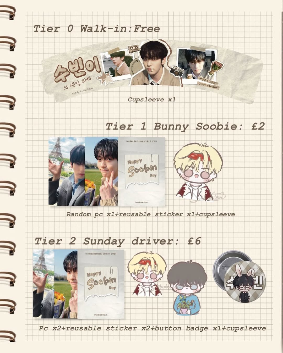 HAPPY SOOBIN DAY — Soobin Birthday Cupsleeve in London - Image 2