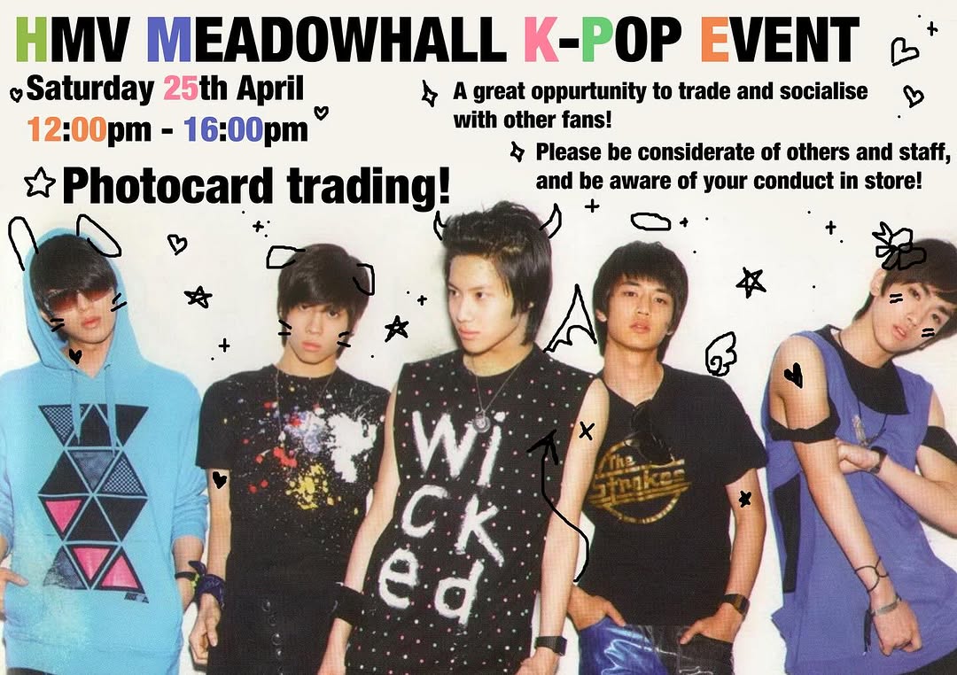 HMV Meadowhall K-Pop Event