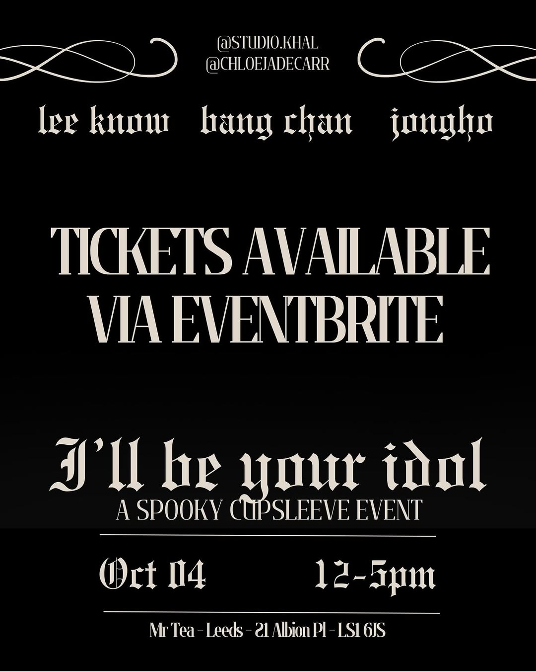 I’ll Be Your Idol | Bang Chan, Lee Know & Jongho Cupsleeve Event - Image 5