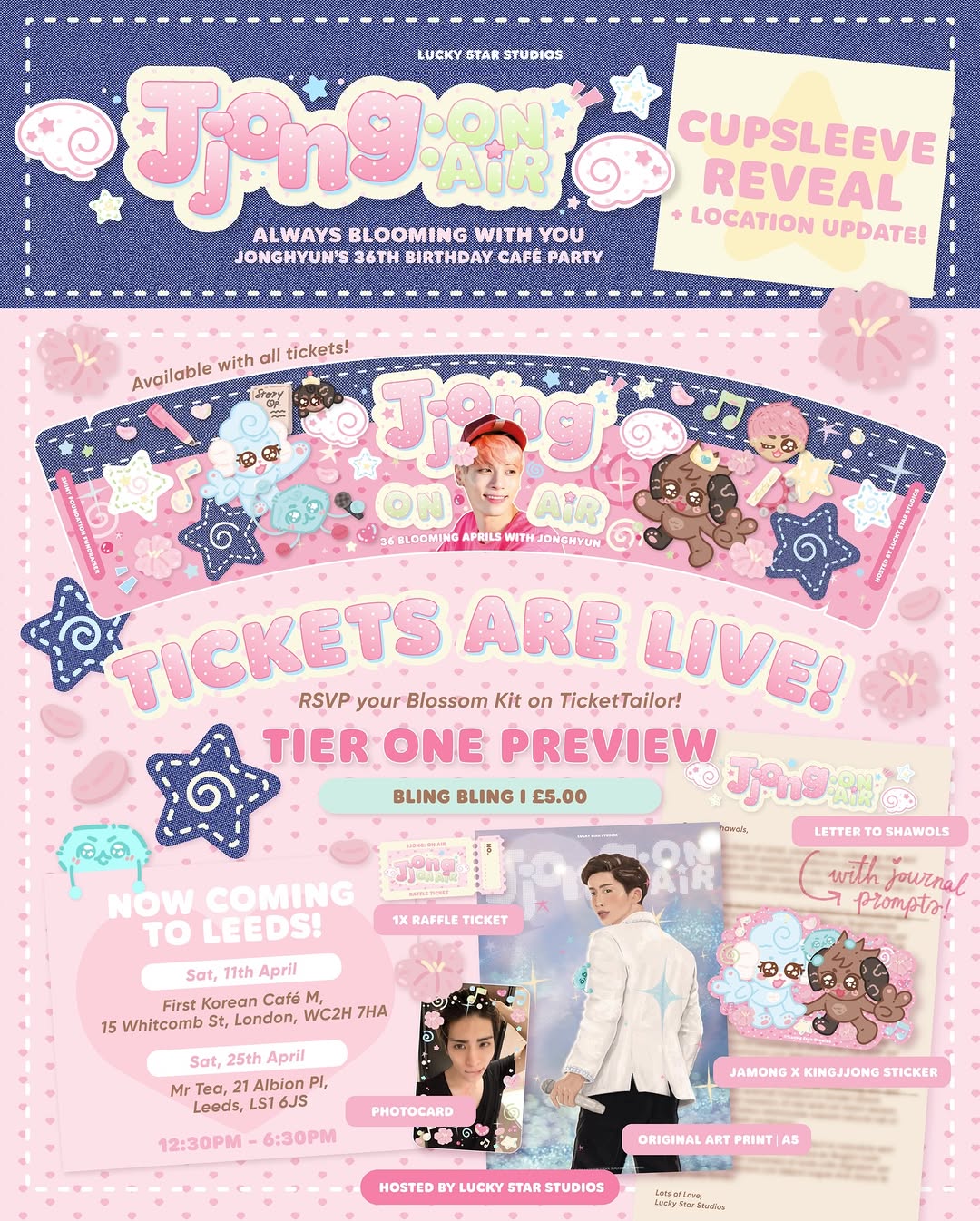 Jonghyun's 36th Birthday Café Party London