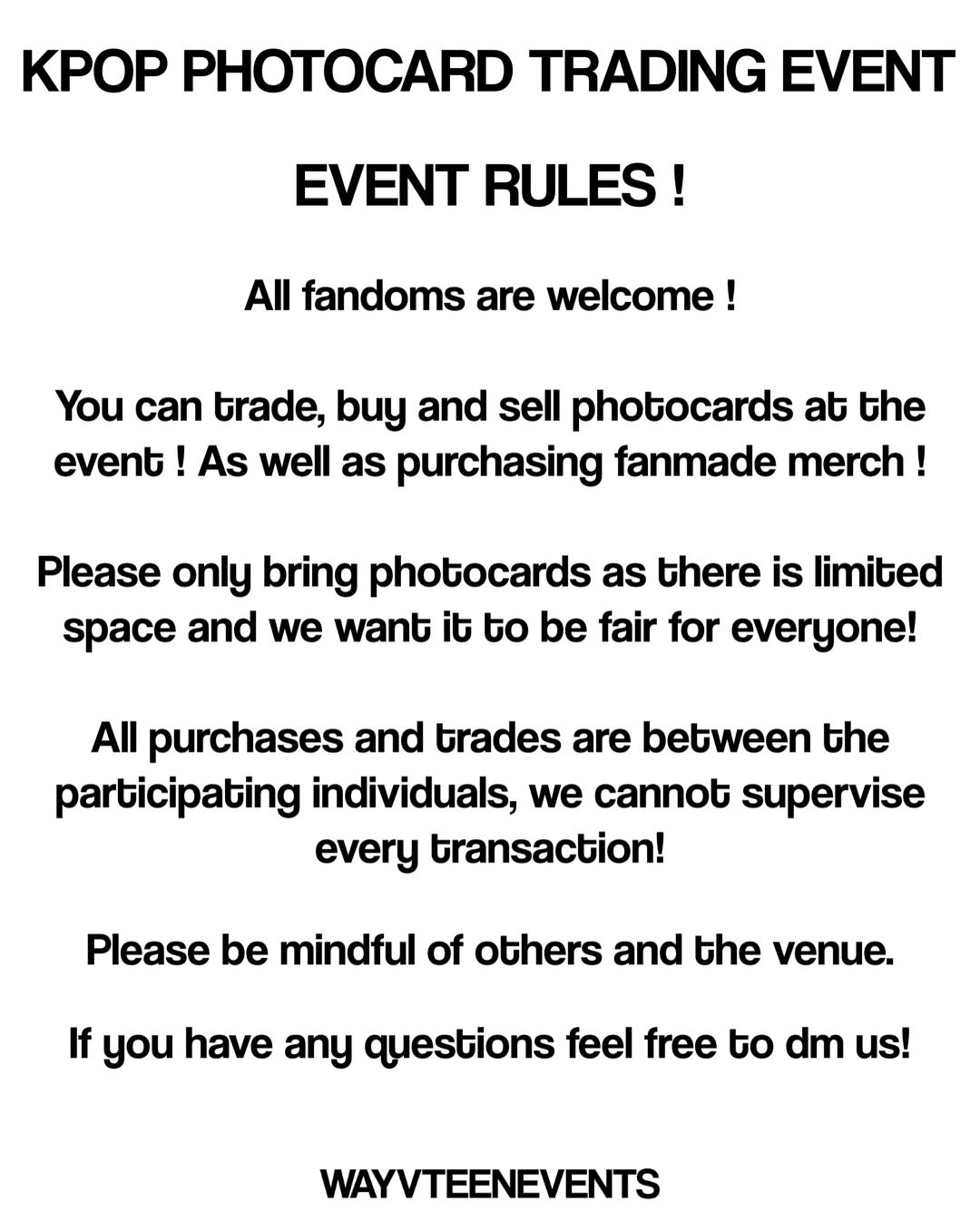 KPOP PHOTOCARD TRADING EVENT - Image 2