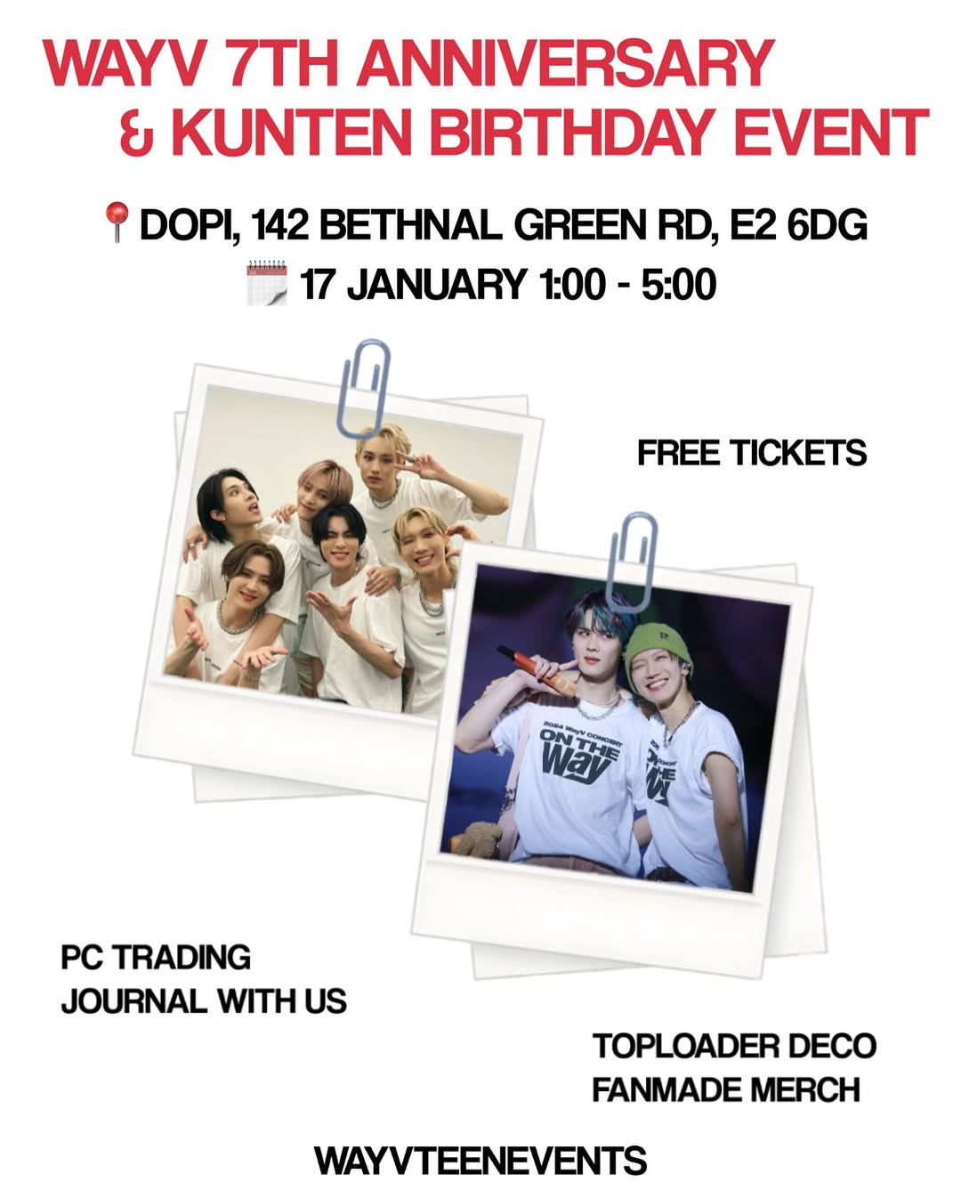 KUNTEN BDAY AND WAYV 7TH ANNIVERSARY EVENT