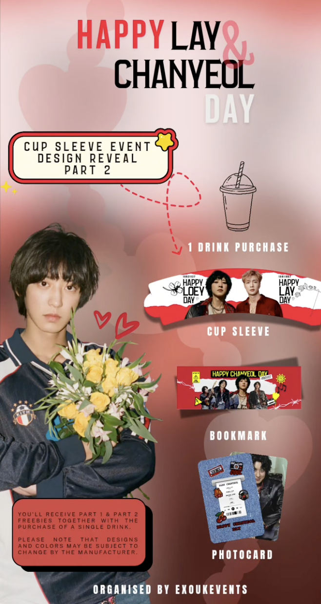 Lay & Chanyeol Day Cupsleeve Event! - Image 2