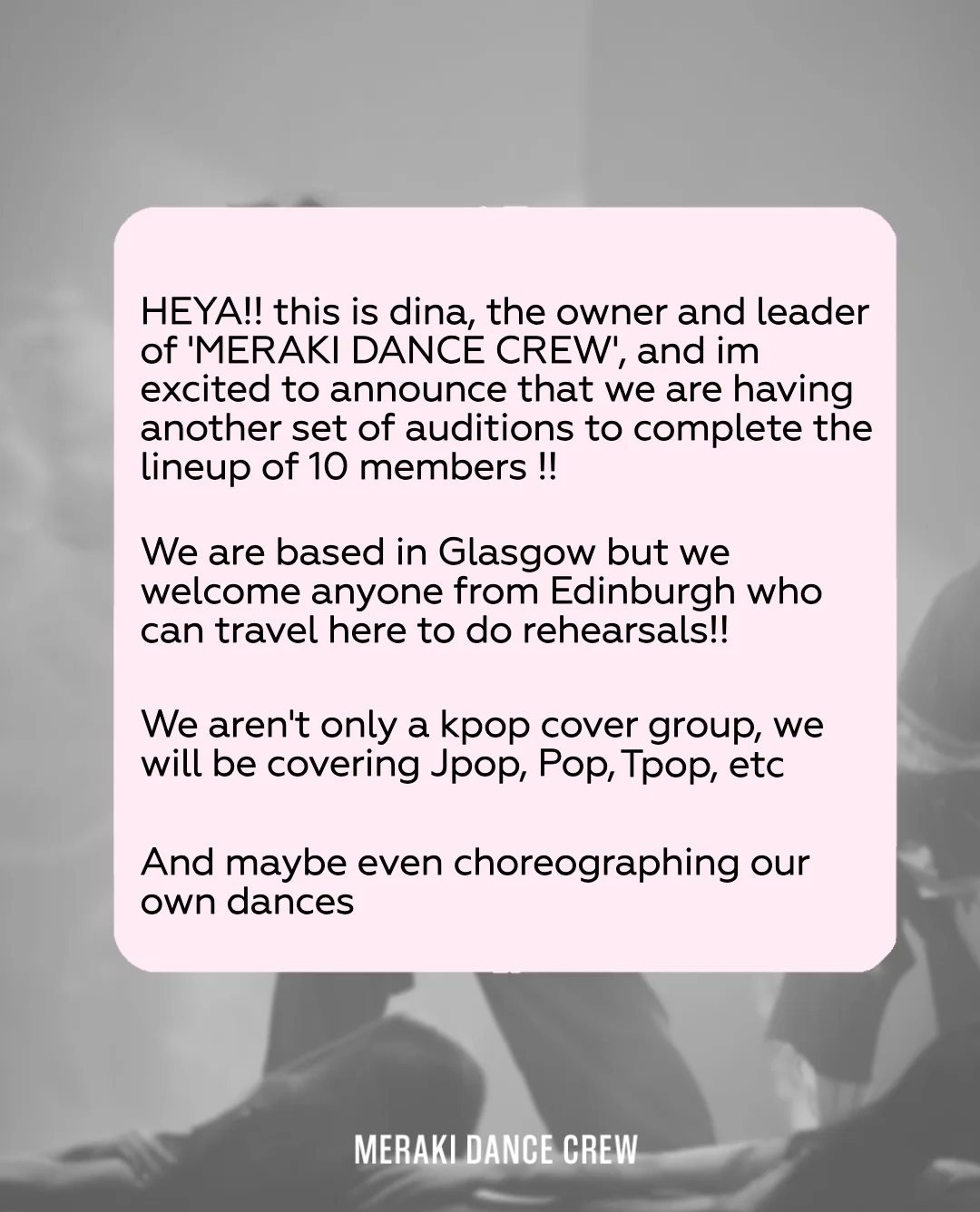 MERAKI'S 2025 AUDITION - Image 2