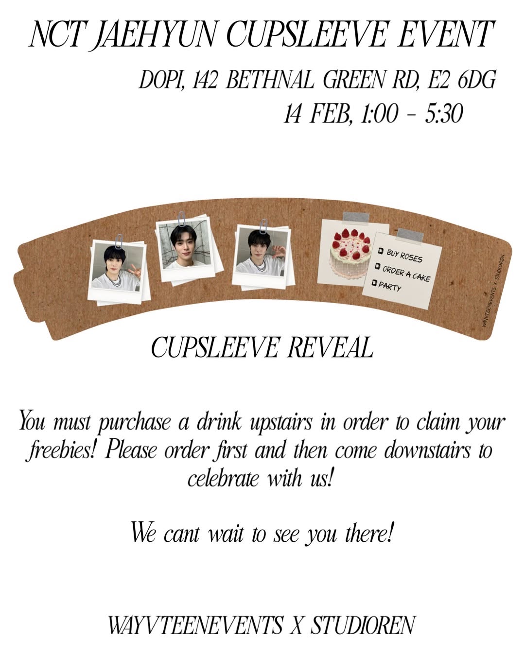 NCT JAEHYUN CUPSLEEVE EVENT - Image 2