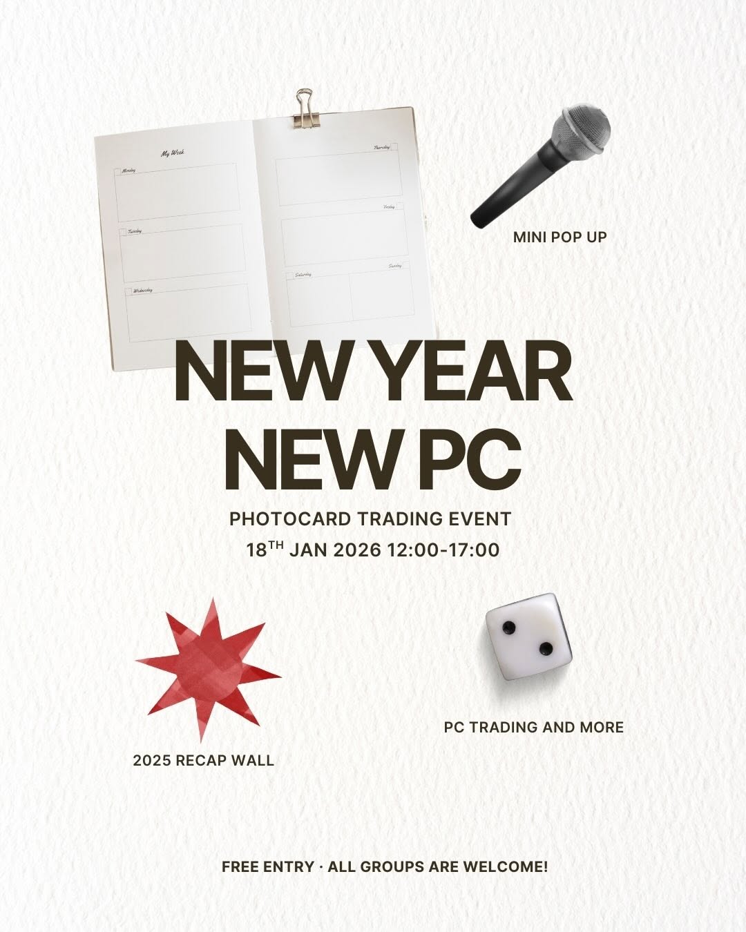 New year, New PC! PHOTOCARD TRADING EVENT