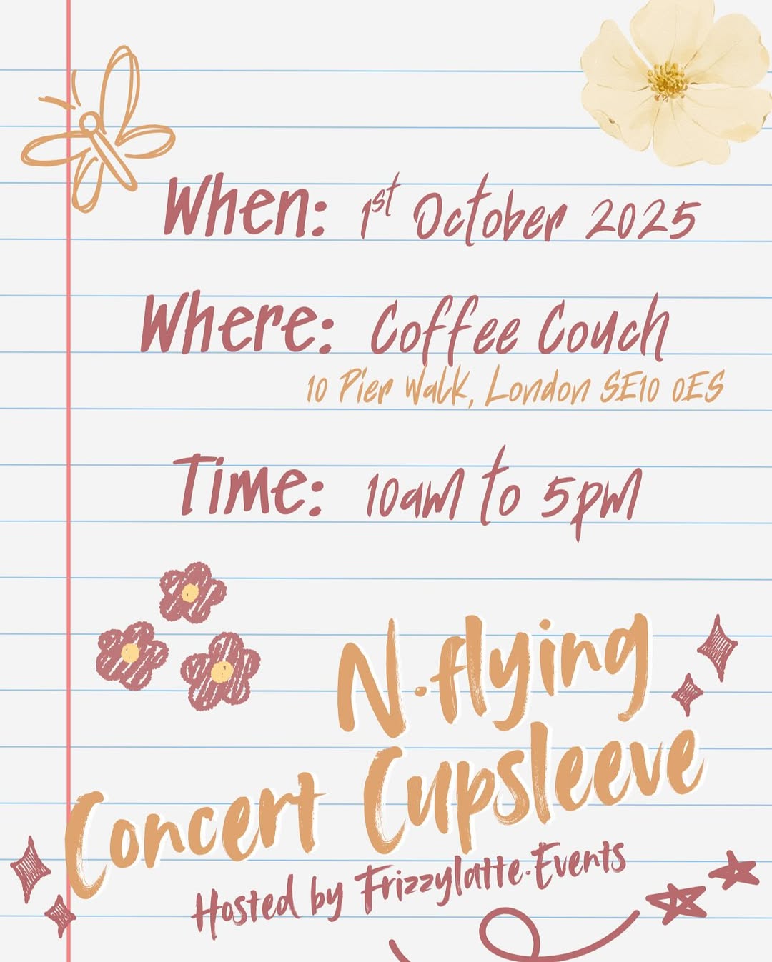 N.Flying London Concert Cupsleeve Event - Image 2