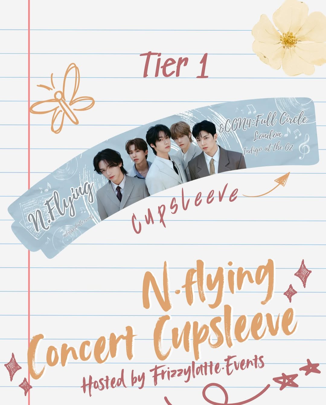 N.Flying London Concert Cupsleeve Event - Image 6