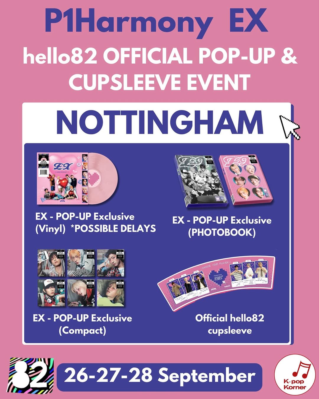 P1Harmony EX hello82 OFFICIAL POP-UP & CUPSLEEVE EVENT - Image 2