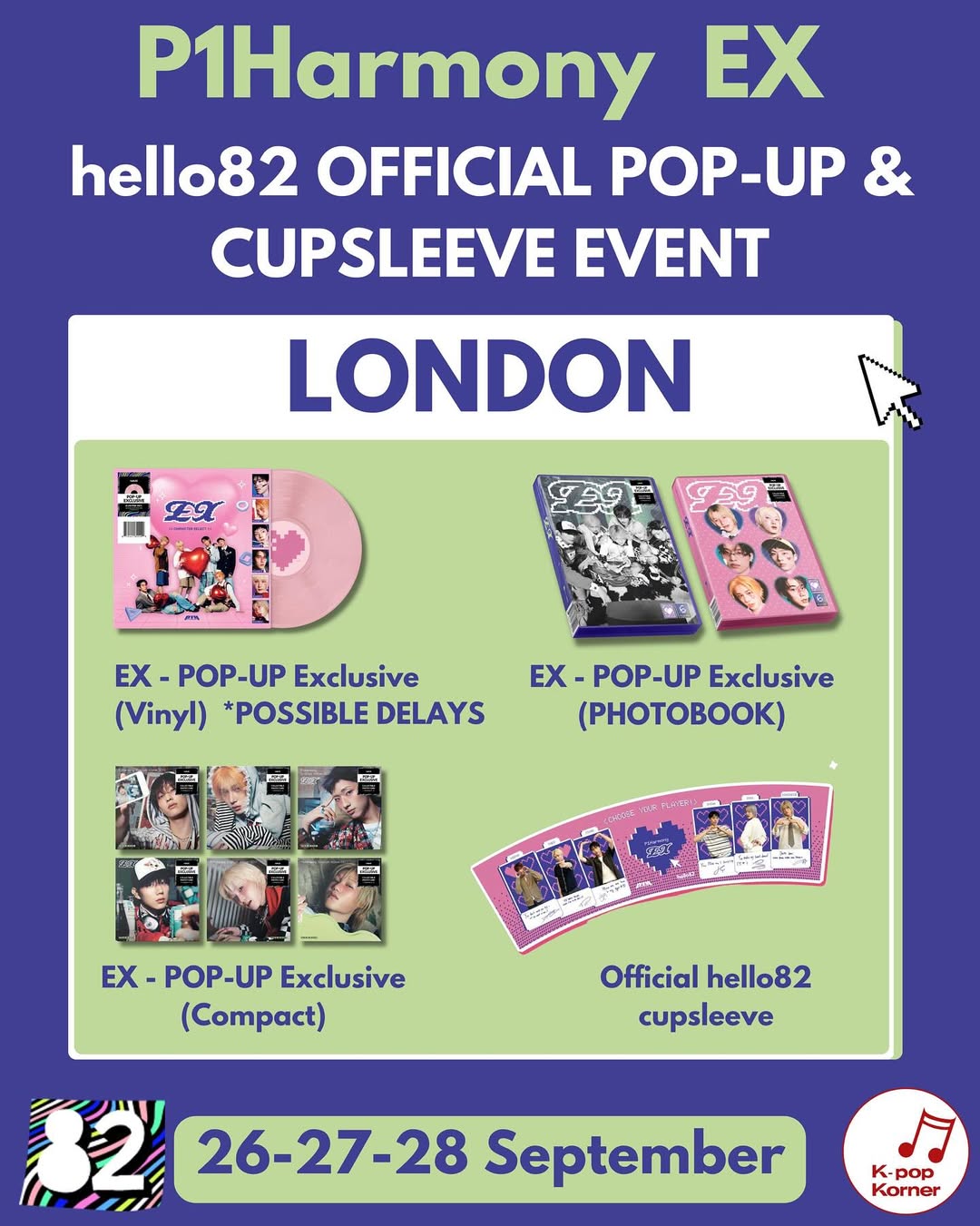 P1Harmony EX hello82 OFFICIAL POP-UP & CUPSLEEVE EVENT - Image 1