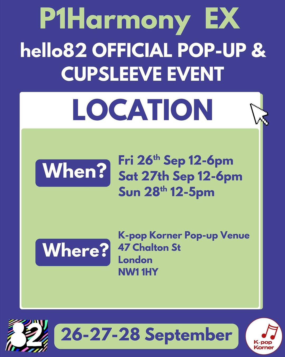 P1Harmony EX hello82 OFFICIAL POP-UP & CUPSLEEVE EVENT - Image 2