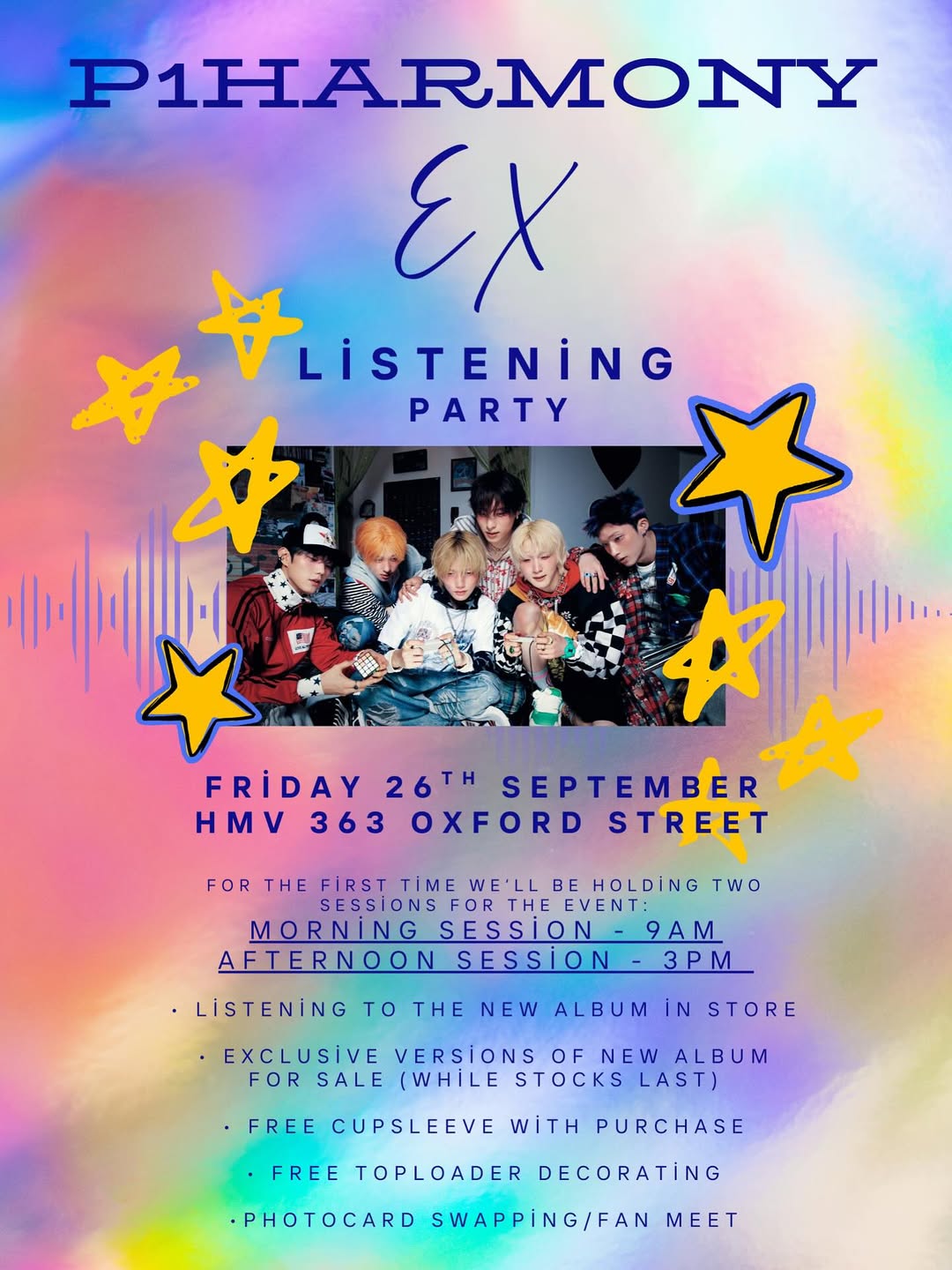 P1Harmony “EX” Listening Party