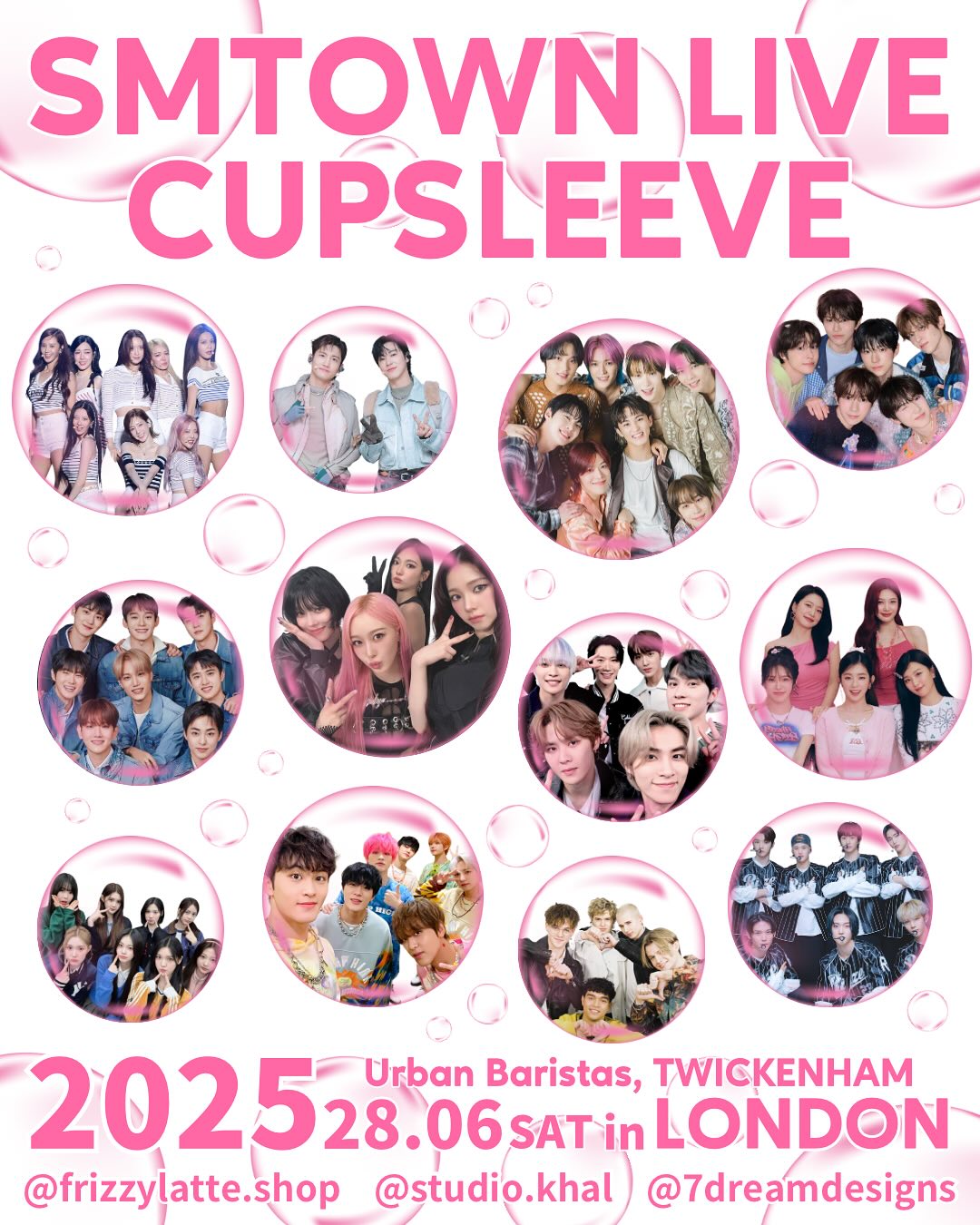 SM TOWN LONDON CONCERT CUPSLEEVE EVENT