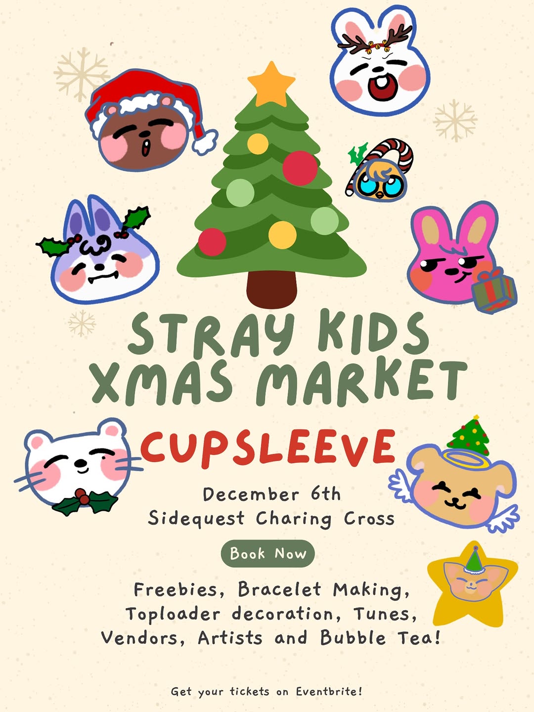Stray Kids XMAS Market Cupsleeve
