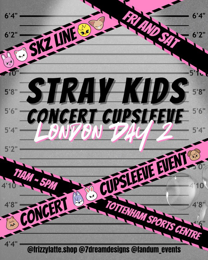 Stray Kids Concert Cupsleeve - LONDON DAY 2