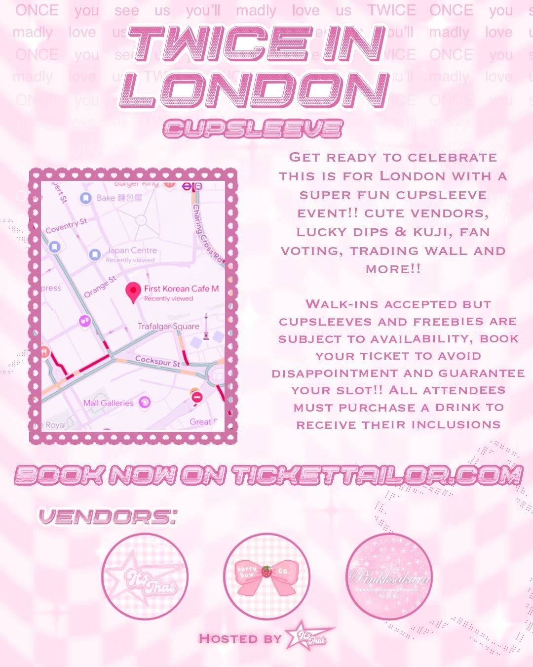 TWICE IN LONDON CUPSLEEVE - Image 2