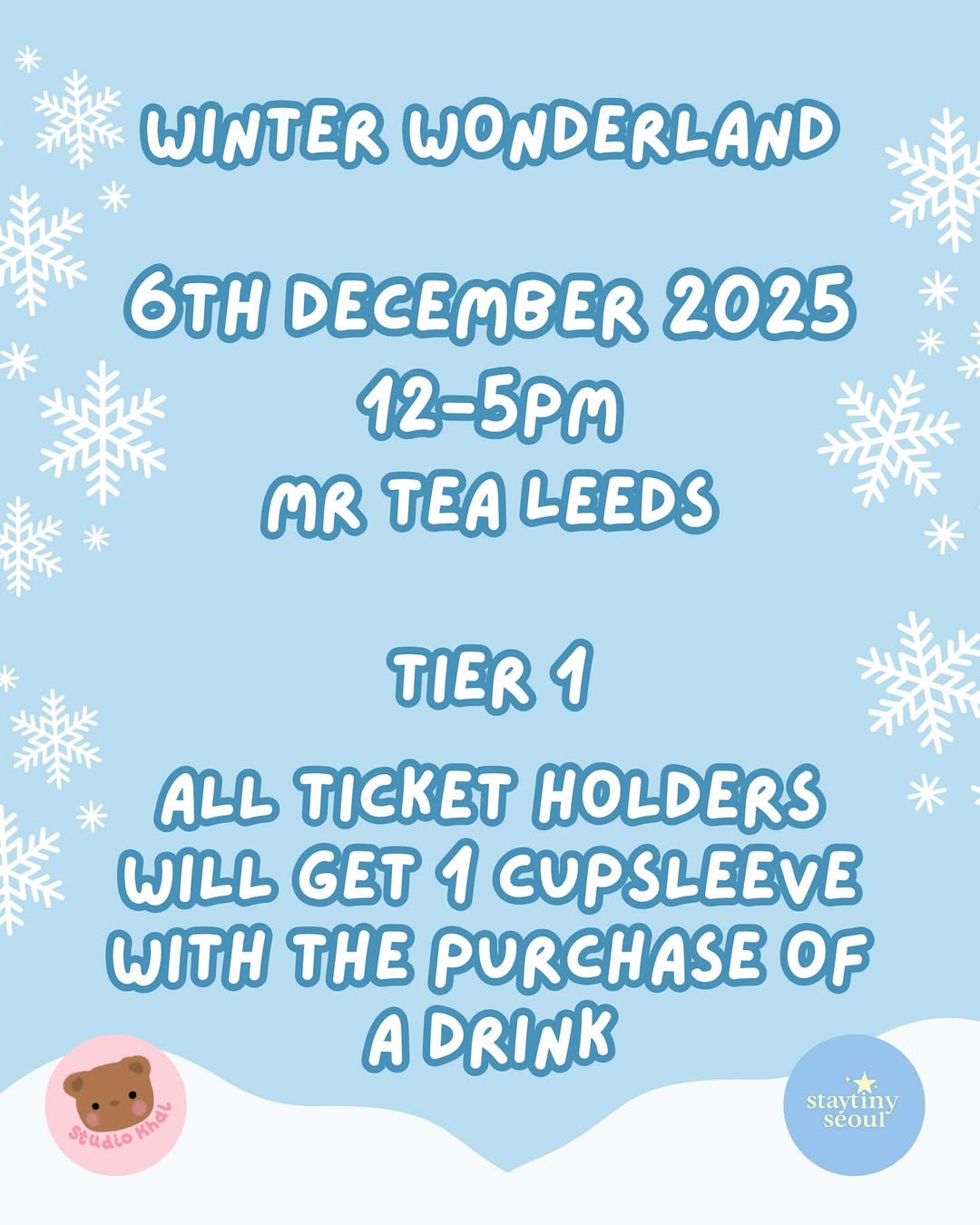 Winter Wonderland Festive Cupsleeve Event - Image 2