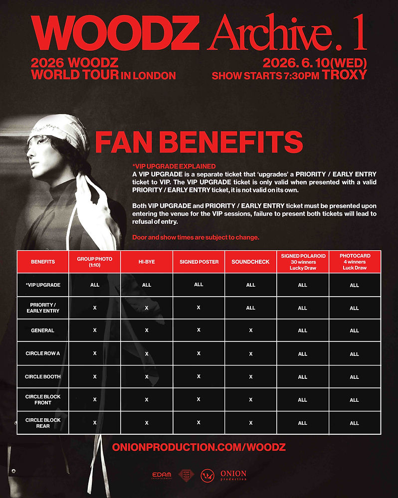 WOODZ Archive 1 World tour 2026 - Image 3