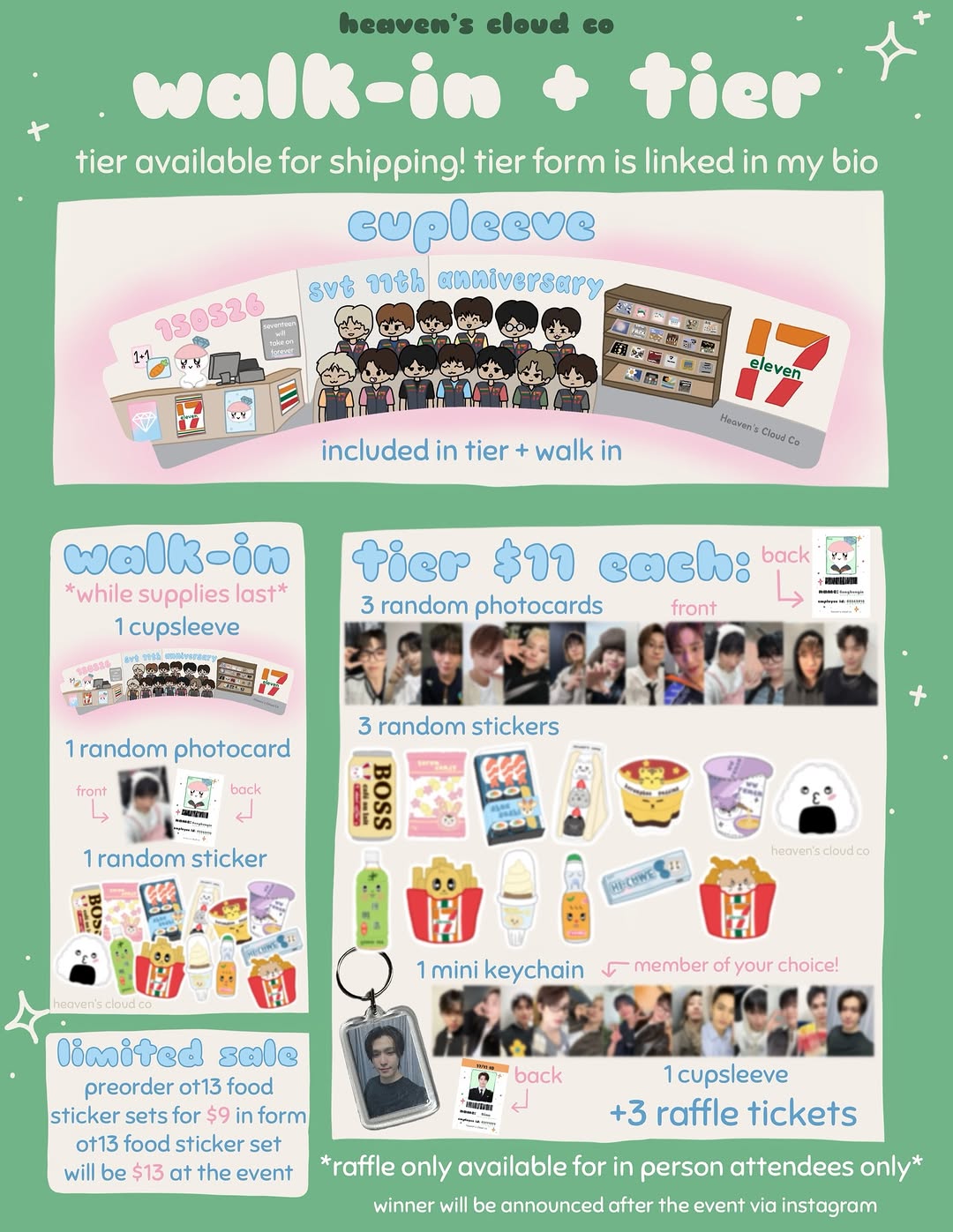 17/11 Seventeen Cupsleeve Event