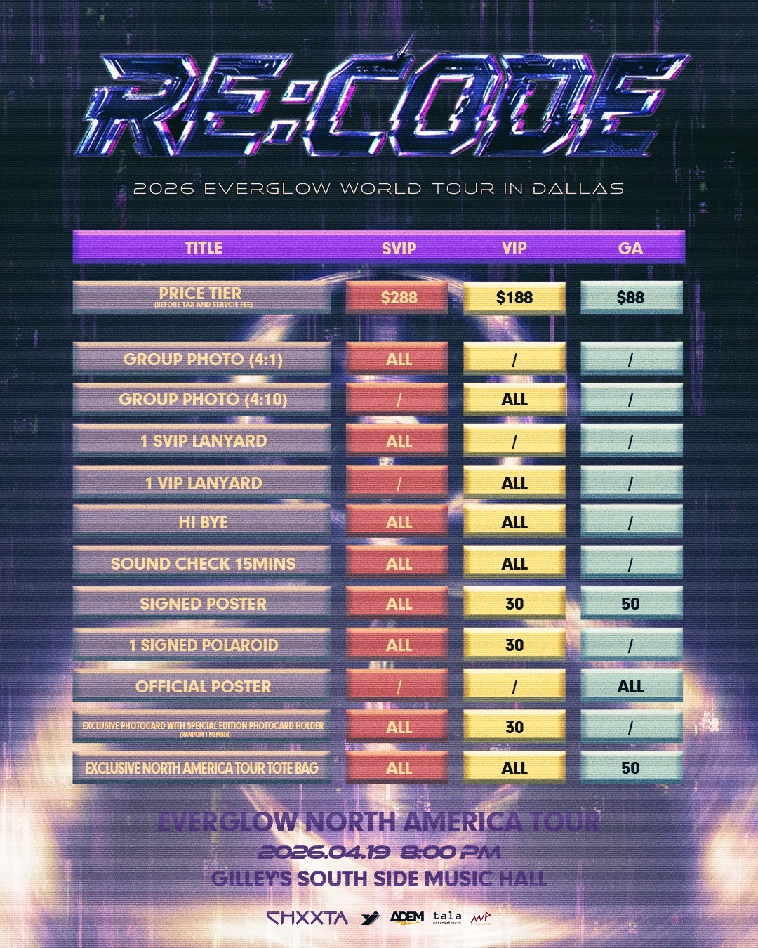 2026 EVERGLOW World Tour [RE:CODE] in DALLAS - Image 3