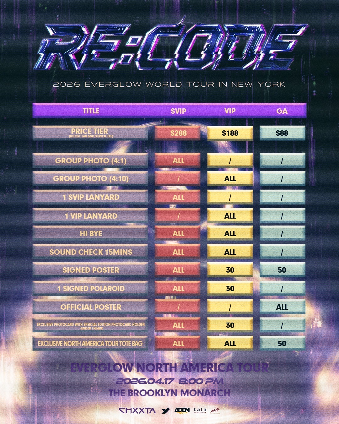 2026 EVERGLOW World Tour [RE:CODE] in NYC - Image 3