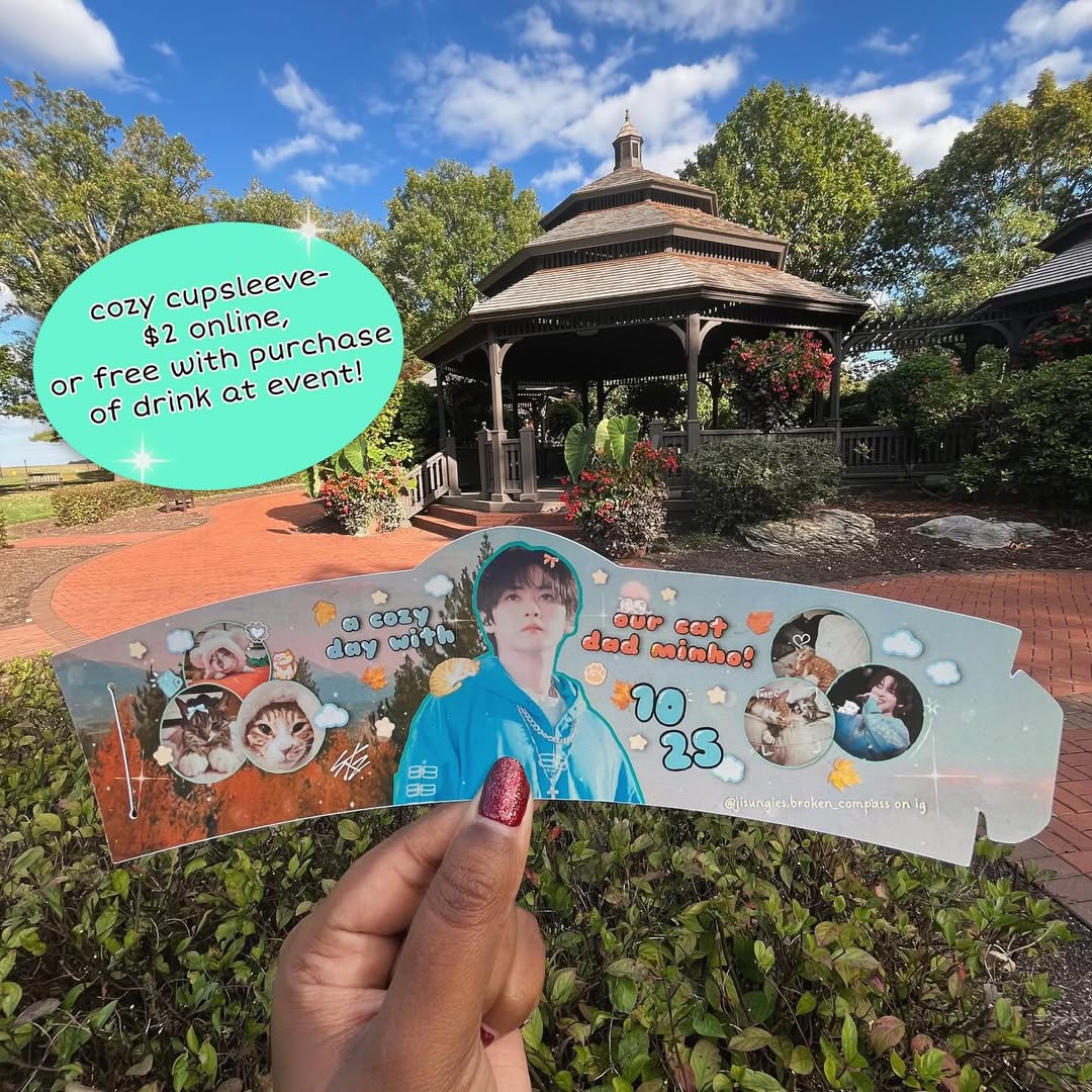 a cozy day with our cat dad minho cupsleeve event - Image 3