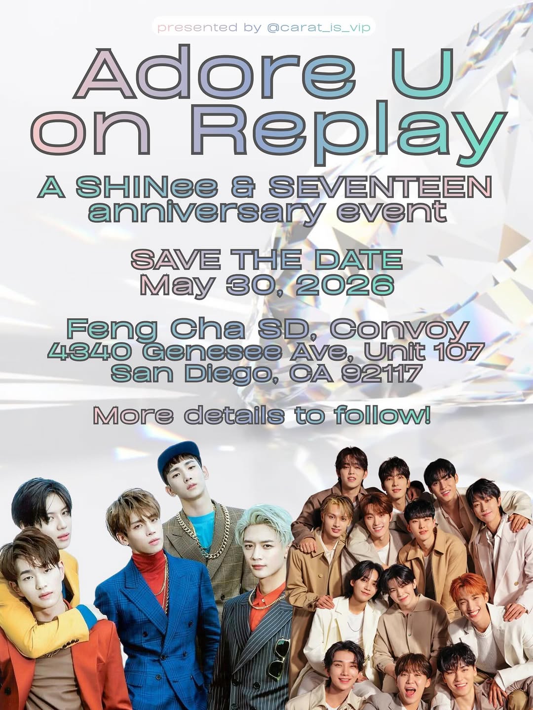 Adore U on Replay SHINee x SVT event