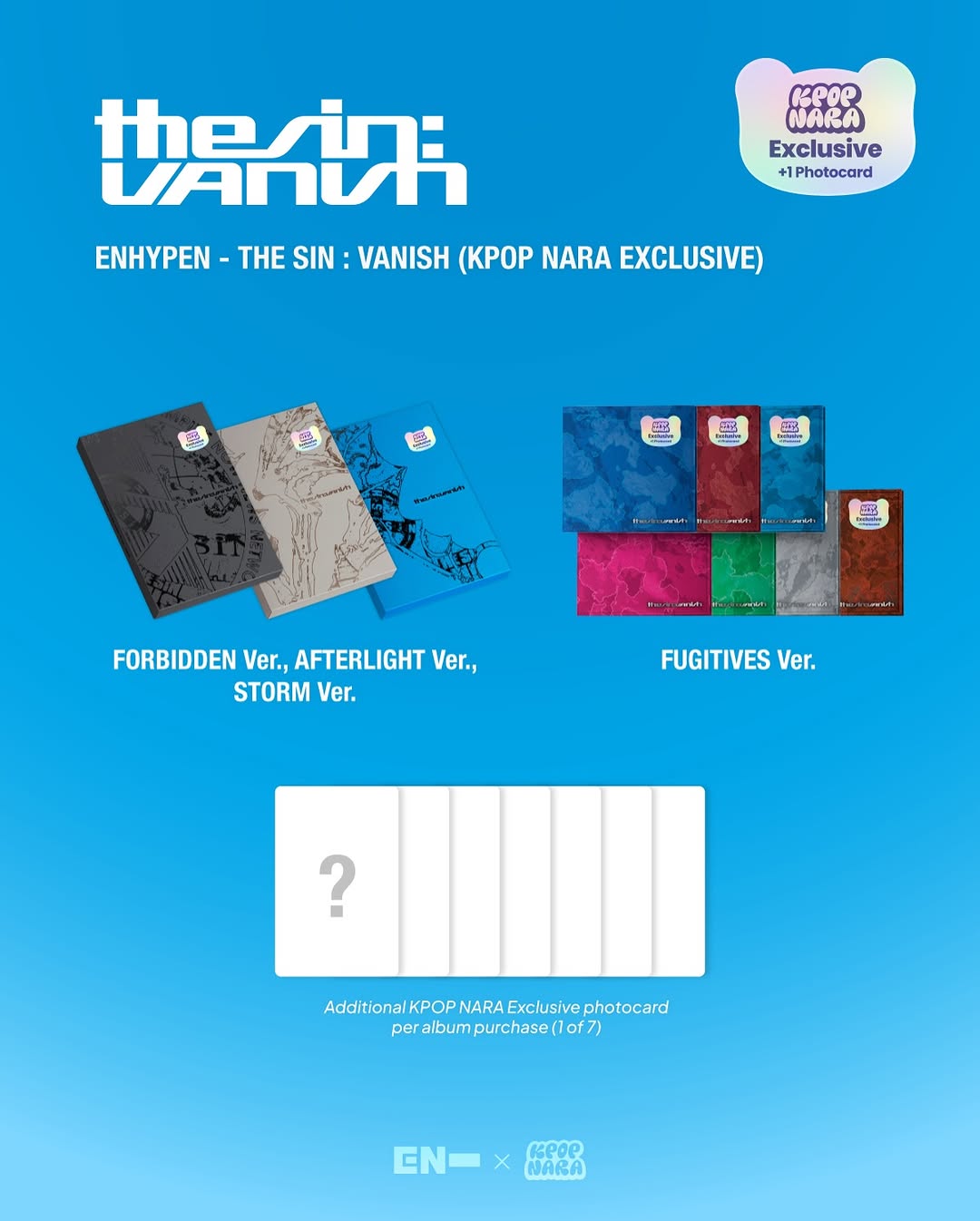 Album Release THE SIN : VANISH KPOP NARA Exclusive - Image 8