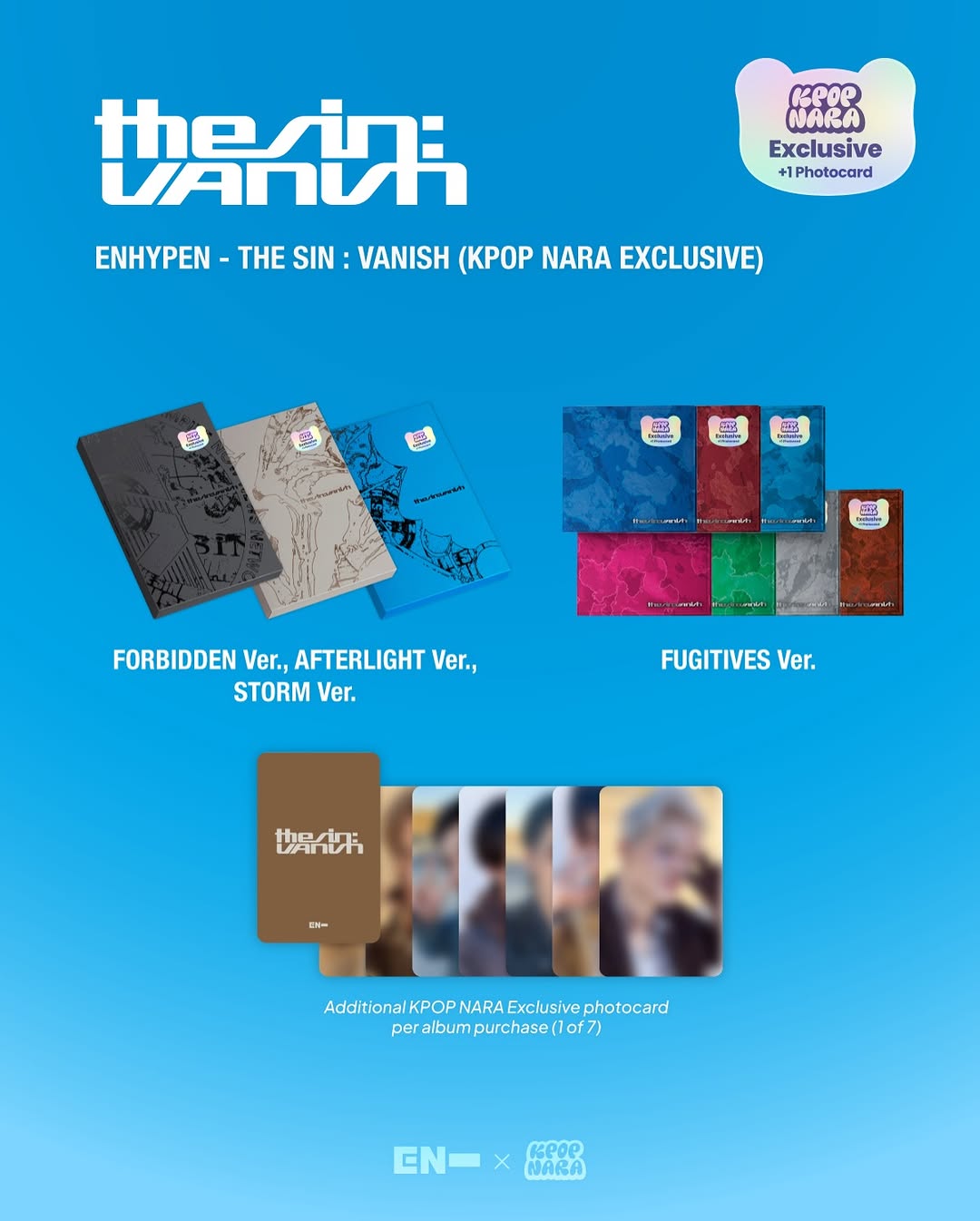 Album Release THE SIN : VANISH KPOP NARA Exclusive - Image 2