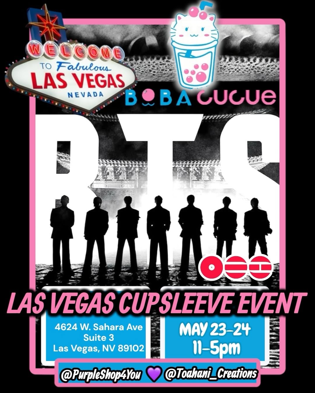 BTS Las Vegas Cupsleeve Event 23-24 MAY