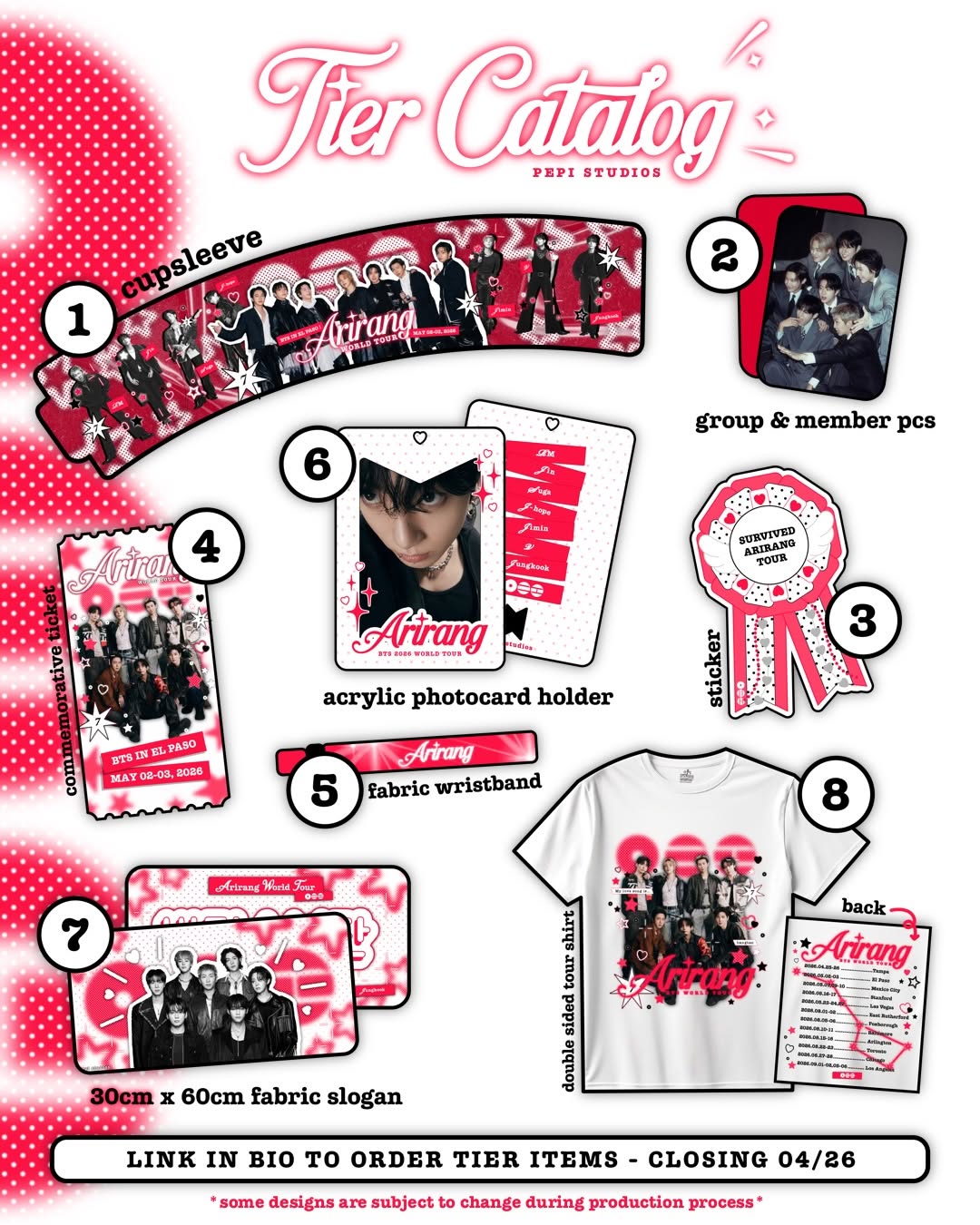 Arirang El Pase Pre-Concert Cupsleeve - Image 2